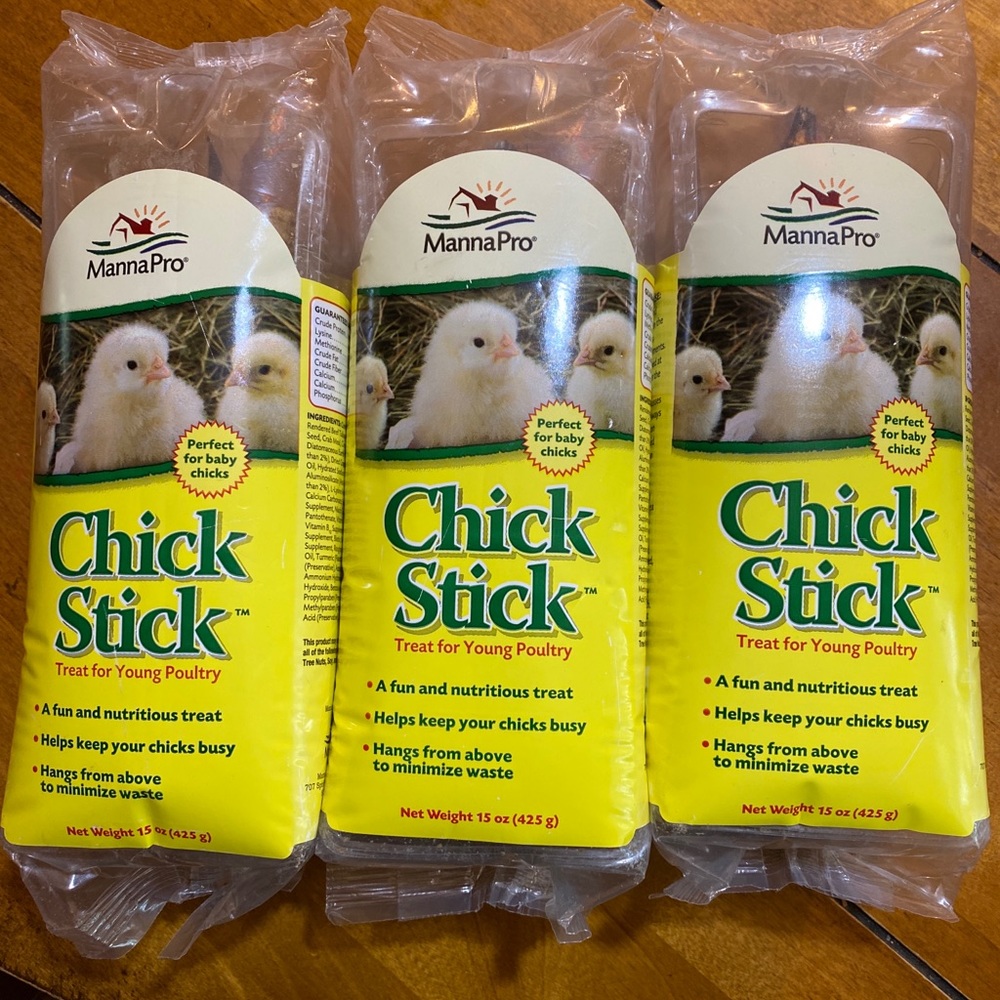 Lot of 3 chick stick chicken treats